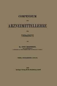 Produktbild: Compendium der Arzneimittellehre f&uuml;r Tieraerzte