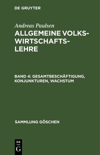 Produktbild: Gesamtbesch&auml;ftigung, Konjunkturen, Wachstum