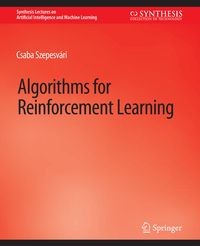 Produktbild: Algorithms for Reinforcement Learning
