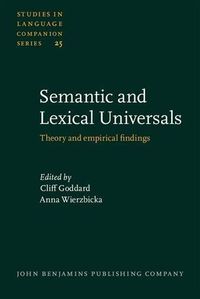Produktbild: Semantic and Lexical Universals