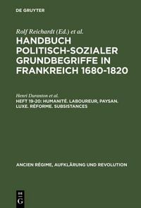 Produktbild: Humanit&eacute;. Laboureur, Paysan. Luxe. R&eacute;forme. Subsistances