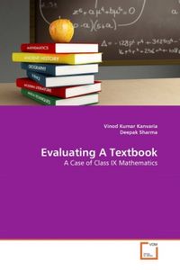 Produktbild: Kanvaria, V: Evaluating A Textbook