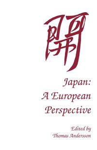 Produktbild: Japan: A European Perspective