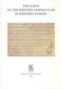 Produktbild: The Dawn of the Written Vernacular in Western Europe