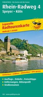 Bild vom Artikel Radtourenkarte Rhein-Radweg 04. Speyer - Köln 1 : 50 000 vom Autor 