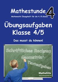 Bild vom Artikel Mathestunde 4 - Übungsaufgaben Klasse 4/5 vom Autor Jörg Christmann