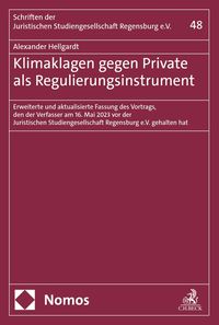Produktbild: Klimaklagen gegen Private als Regulierungsinstrument