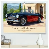 Produktbild: Lack und Leinwand (hochwertiger Premium Wandkalender 2027 DIN A2 quer), Kunstdruck in Hochglanz