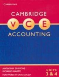 Produktbild: Simmons, A: Cambridge VCE Accounting Units 3 and 4