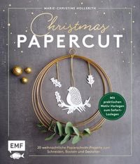 Produktbild: Christmas Papercut - Weihnachtliche Papierschnitt-Projekte zum Schneiden, Basteln und Gestalten