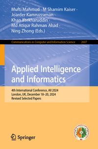 Produktbild: Applied Intelligence and Informatics