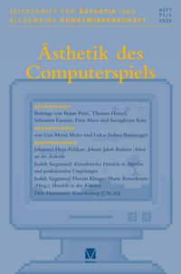 Produktbild: &Auml;sthetik des Computerspiels
