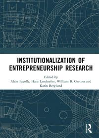 Produktbild: Institutionalization of Entrepreneurship Research