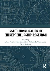 Produktbild: Institutionalization of Entrepreneurship Research