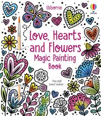 Produktbild: Love, Hearts and Flowers Magic Painting Book