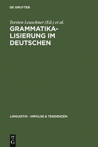 Produktbild: Grammatikalisierung im Deutschen