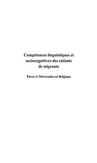 Produktbild: Competences linguistiques et sociocognit