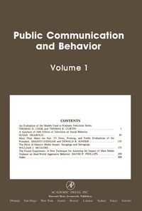 Produktbild: Public Communication and Behavior