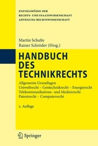 Produktbild: Handbuch des Technikrechts