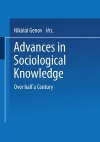 Produktbild: Advances in Sociological Knowledge