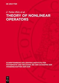 Produktbild: Theory of Nonlinear Operators