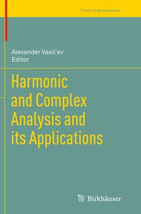 Produktbild: Harmonic and Complex Analysis and its Applications