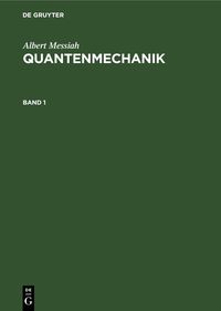 Produktbild: Quantenmechanik. Band 1