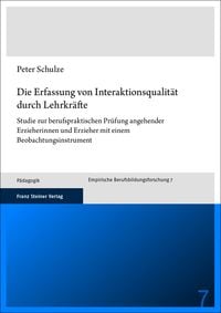 Produktbild: Schulze, P: Erfassung von Interaktionsqualit&auml;t durch Lehrkr&auml;