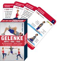 Produktbild: Trainingskarten Gelenke: H&uuml;fte &ndash; Knie &ndash; Fu&szlig;