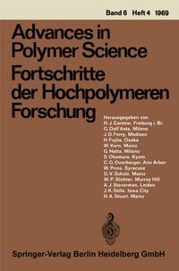 Produktbild: Advances in Polymer Science / Fortschritte der Hochpolymeren Forschung