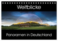 Produktbild: Weitblicke - Panoramen (Tischkalender 2027 DIN A5 quer), CALVENDO Monatskalender