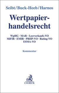 Produktbild: Wertpapierhandelsrecht