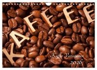 Produktbild: Kaffee Variationen (Wandkalender 2026 DIN A4 quer), CALVENDO Monatskalender