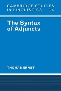 Produktbild: The Syntax of Adjuncts