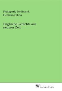 Produktbild: Englische Gedichte aus neuerer Zeit