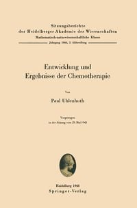 Produktbild: Entwicklung und Ergebnisse der Chemotherapie