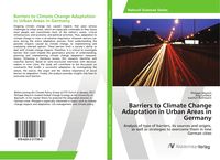 Produktbild: Barriers to Climate Change Adaptation in Urban Areas in Germany