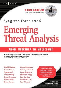 Produktbild: Syngress Force Emerging Threat Analysis