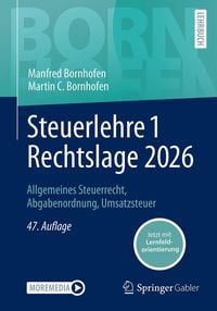 Produktbild: Steuerlehre 1 Rechtslage 2026