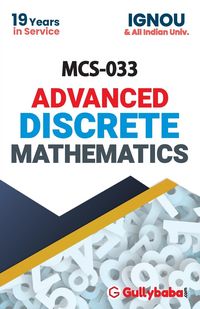 Produktbild: MCS-033 Advanced Discrete Mathematics