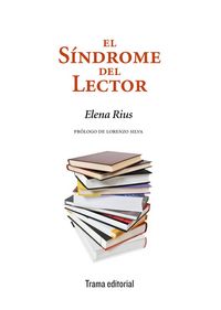 Produktbild: Rius, E: S&iacute;ndrome del lector