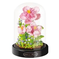 Produktbild BALODY Blumen: Hibiskus/Hibiscus, DIY Bausatz aus Miniblocks, 543 Klemmbausteine