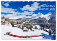 Produktbild: Graub&uuml;nden Engadin 2026 (Wandkalender 2026 DIN A2 quer), CALVENDO Monatskalender