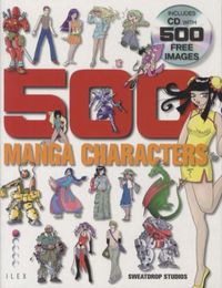 Produktbild: Scott-Baron, H: 500 Manga Characters