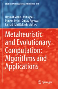 Produktbild: Metaheuristic and Evolutionary Computation: Algorithms and Applications