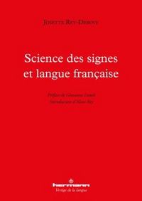 Produktbild: Science des signes et langue
