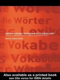 Bild vom Artikel Mastering German Vocabulary vom Autor Bruce Donaldson
