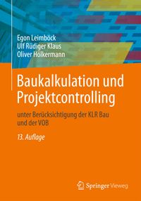 Produktbild: Baukalkulation und Projektcontrolling