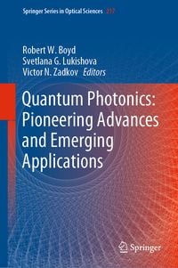 Produktbild: Quantum Photonics: Pioneering Advances and Emerging Applications