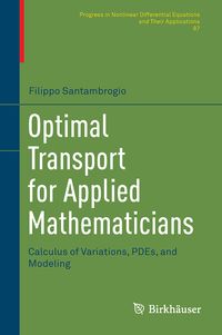 Produktbild: Optimal Transport for Applied Mathematicians